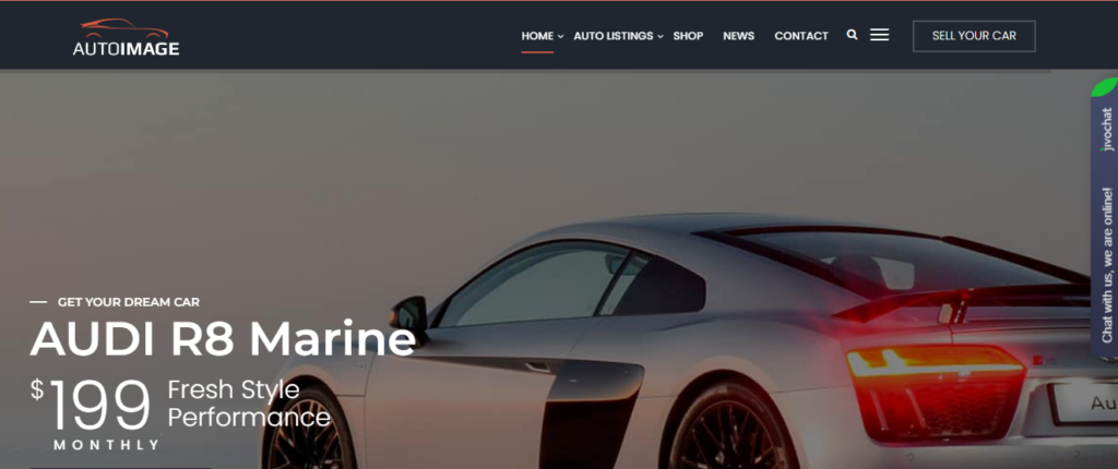 Best WordPress Car Dealer Themes for Automotive Sales - Auto Image
