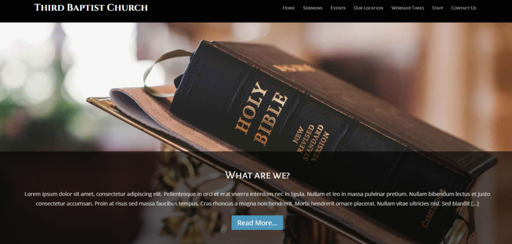 The Best Free (or Really Cheap) WordPress Church Themes - MyChurch