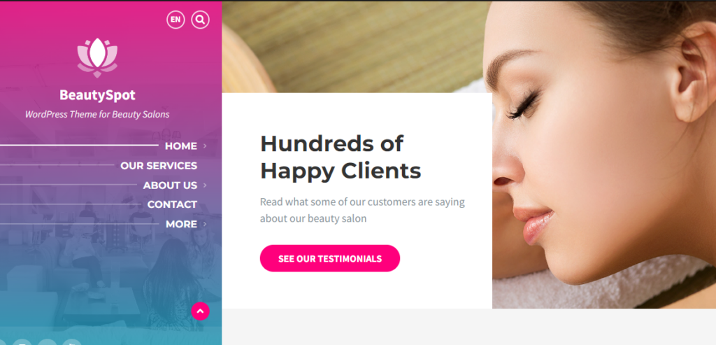 Best Beauty Parlour, Spa & Hair Salon Themes for WordPress  - BeautySpot